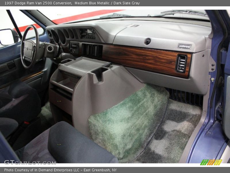 Medium Blue Metallic / Dark Slate Gray 1997 Dodge Ram Van 2500 Conversion