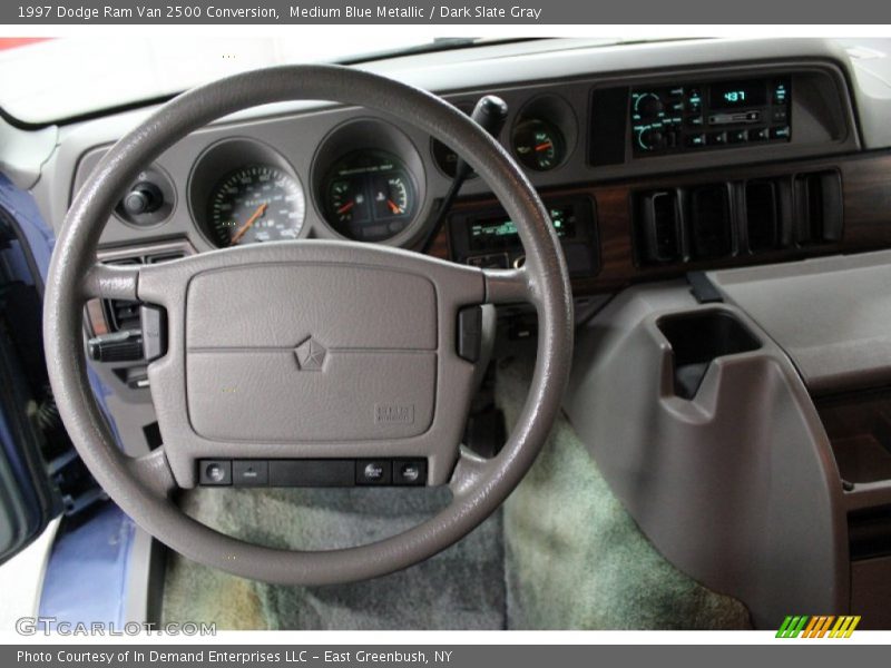 Medium Blue Metallic / Dark Slate Gray 1997 Dodge Ram Van 2500 Conversion