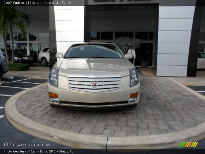 Gold Mist / Ebony 2007 Cadillac CTS Sedan