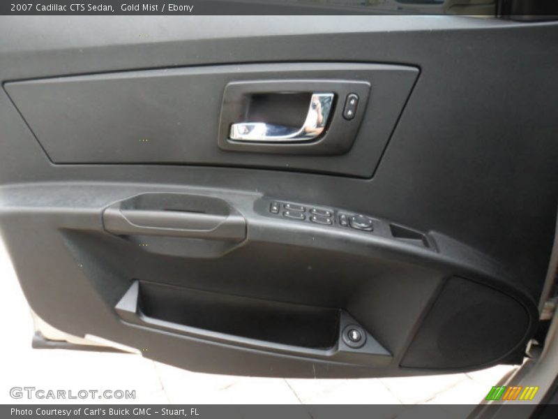 Gold Mist / Ebony 2007 Cadillac CTS Sedan