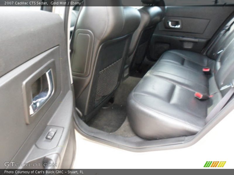 Gold Mist / Ebony 2007 Cadillac CTS Sedan