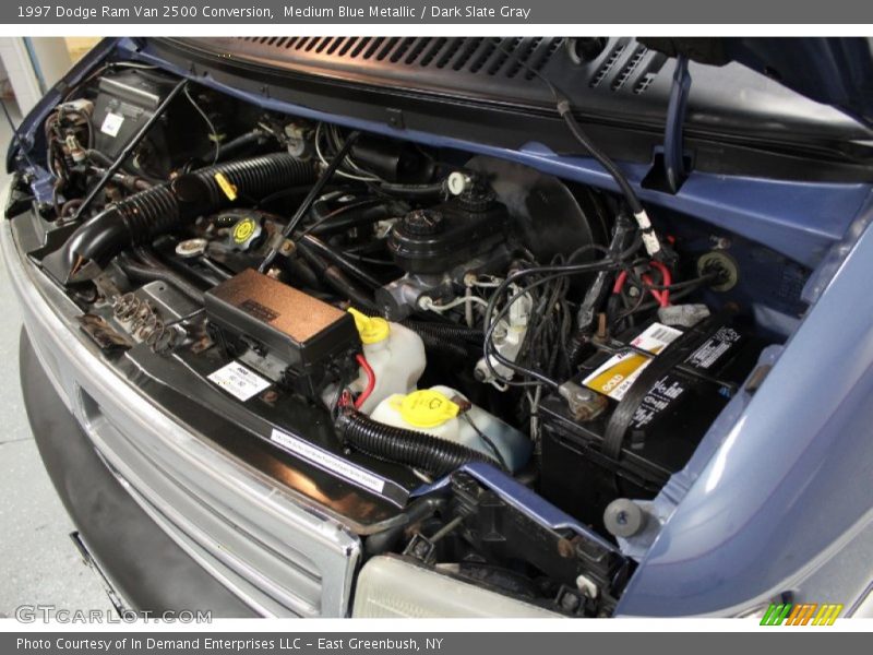 Medium Blue Metallic / Dark Slate Gray 1997 Dodge Ram Van 2500 Conversion