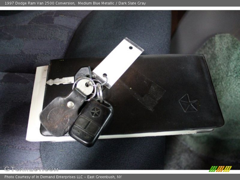 Medium Blue Metallic / Dark Slate Gray 1997 Dodge Ram Van 2500 Conversion