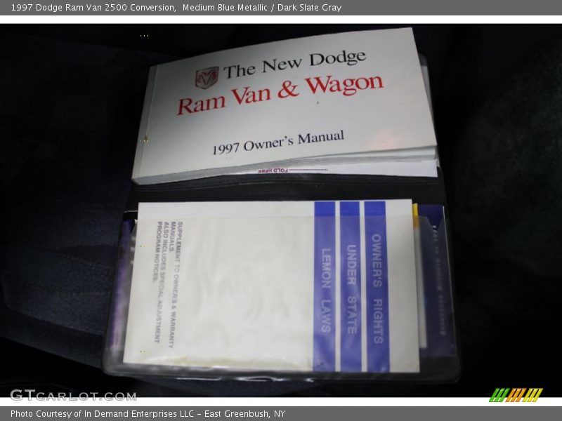Medium Blue Metallic / Dark Slate Gray 1997 Dodge Ram Van 2500 Conversion