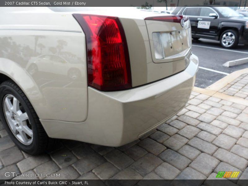 Gold Mist / Ebony 2007 Cadillac CTS Sedan