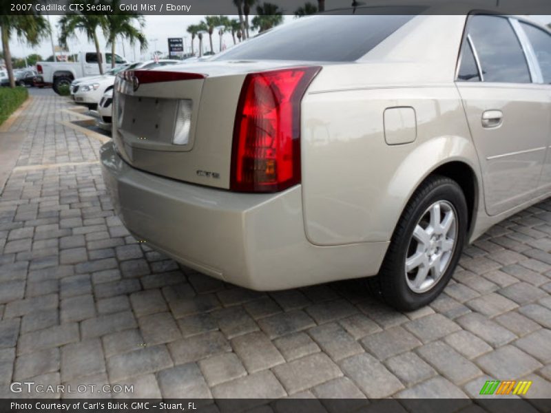 Gold Mist / Ebony 2007 Cadillac CTS Sedan