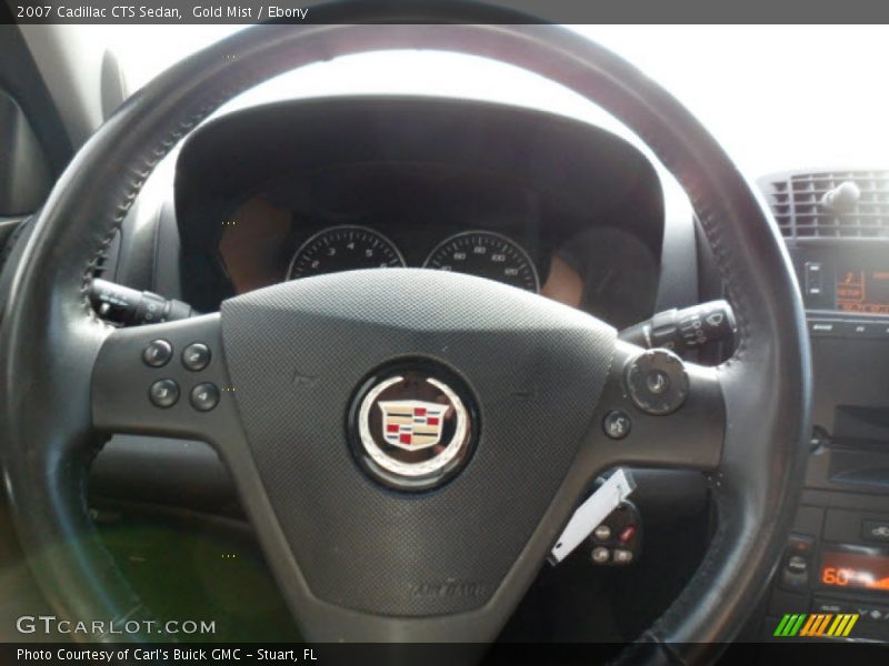 Gold Mist / Ebony 2007 Cadillac CTS Sedan