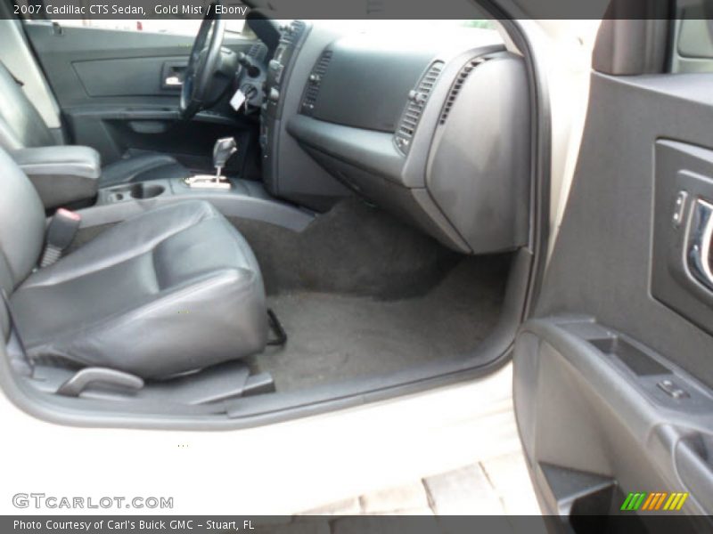 Gold Mist / Ebony 2007 Cadillac CTS Sedan