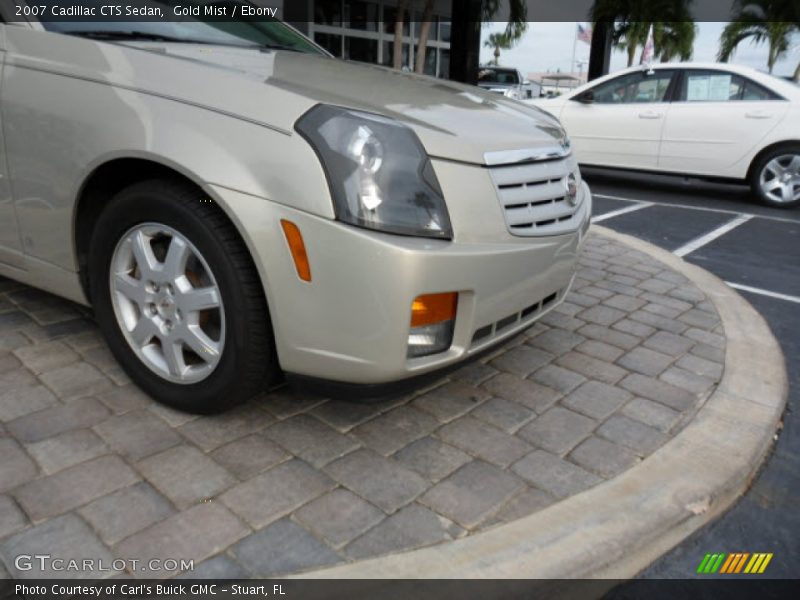 Gold Mist / Ebony 2007 Cadillac CTS Sedan