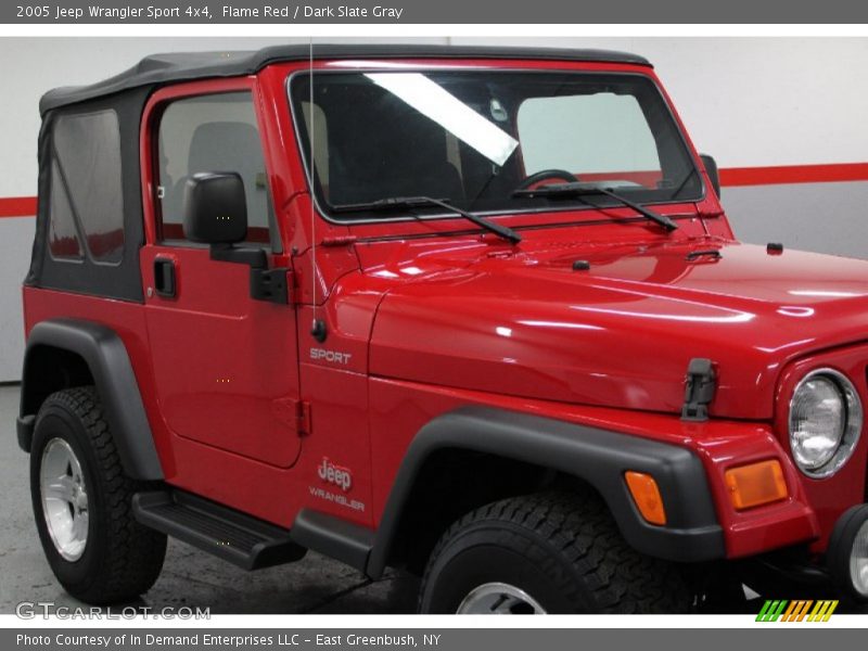 Flame Red / Dark Slate Gray 2005 Jeep Wrangler Sport 4x4