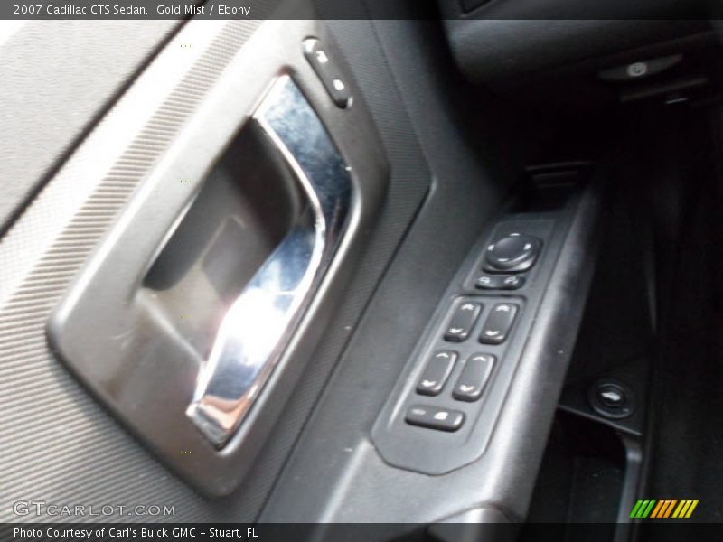Gold Mist / Ebony 2007 Cadillac CTS Sedan