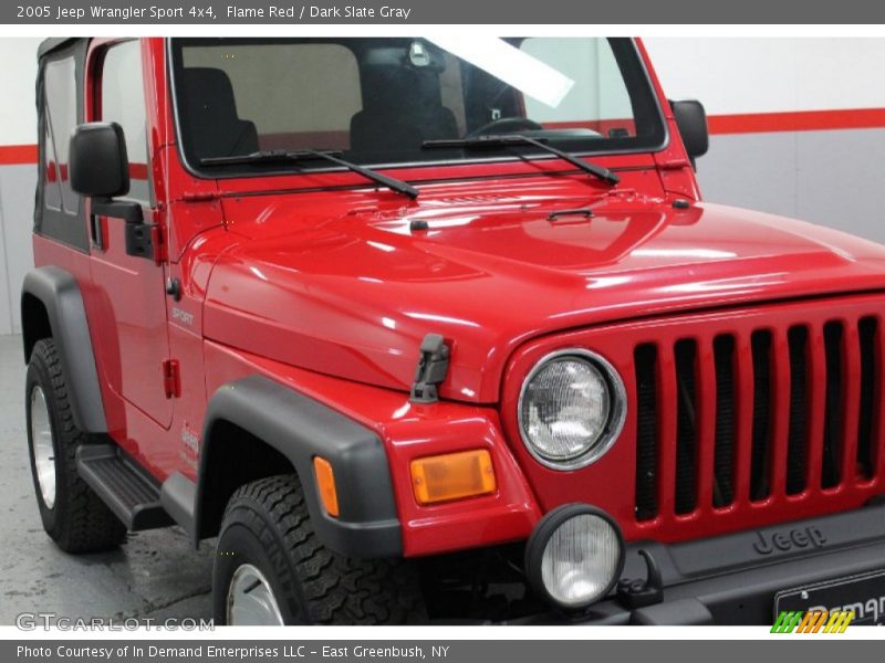 Flame Red / Dark Slate Gray 2005 Jeep Wrangler Sport 4x4