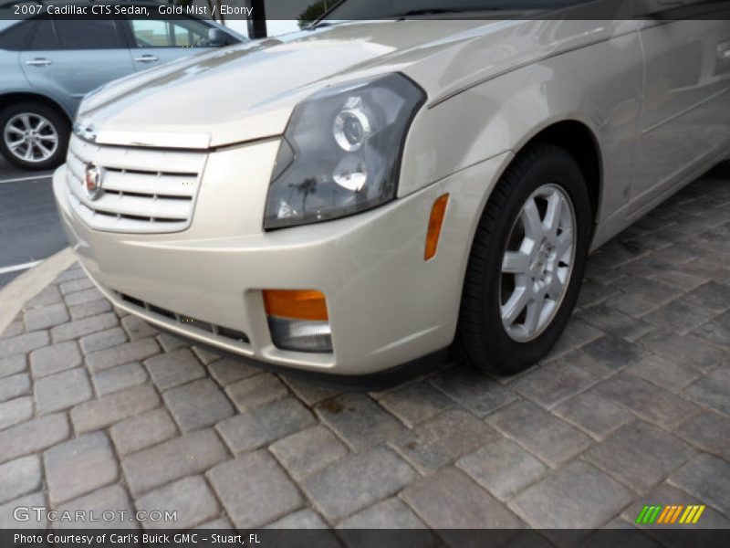 Gold Mist / Ebony 2007 Cadillac CTS Sedan
