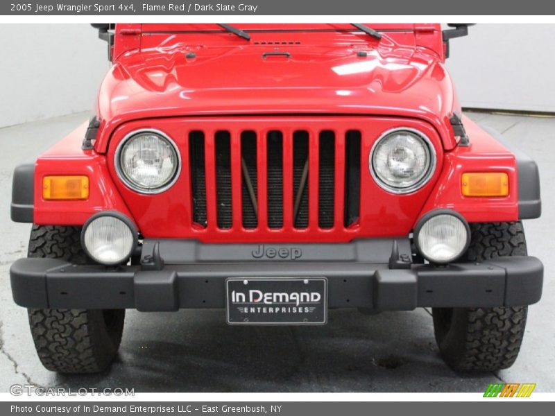 Flame Red / Dark Slate Gray 2005 Jeep Wrangler Sport 4x4