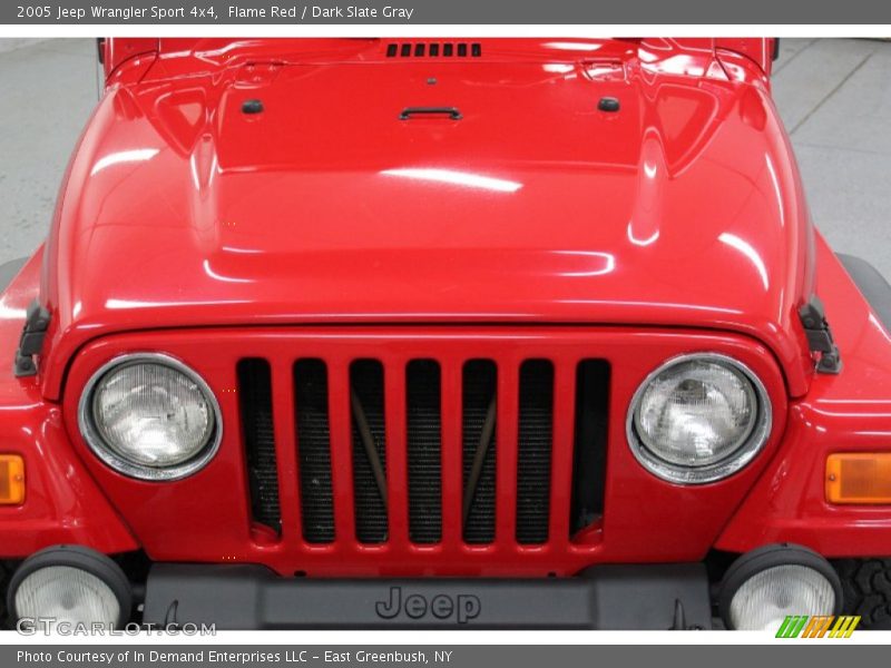 Flame Red / Dark Slate Gray 2005 Jeep Wrangler Sport 4x4