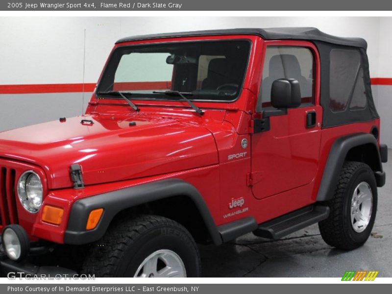 Flame Red / Dark Slate Gray 2005 Jeep Wrangler Sport 4x4