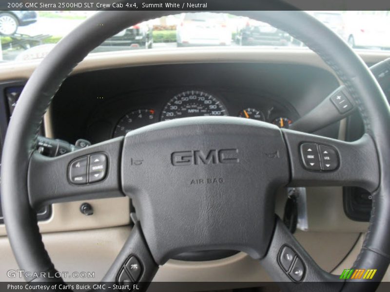 Summit White / Neutral 2006 GMC Sierra 2500HD SLT Crew Cab 4x4