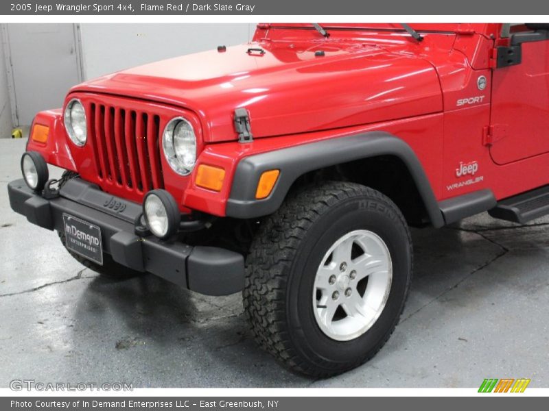 Flame Red / Dark Slate Gray 2005 Jeep Wrangler Sport 4x4