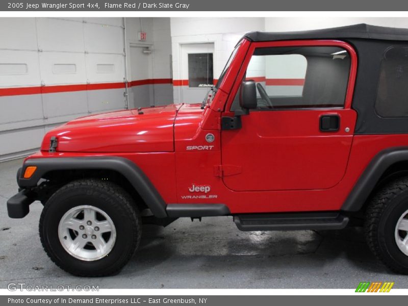 Flame Red / Dark Slate Gray 2005 Jeep Wrangler Sport 4x4