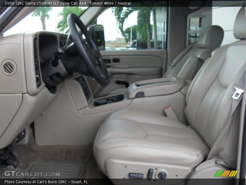 Summit White / Neutral 2006 GMC Sierra 2500HD SLT Crew Cab 4x4