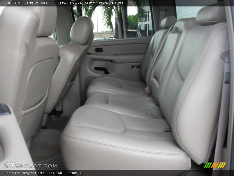 Summit White / Neutral 2006 GMC Sierra 2500HD SLT Crew Cab 4x4