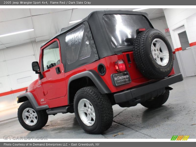 Flame Red / Dark Slate Gray 2005 Jeep Wrangler Sport 4x4