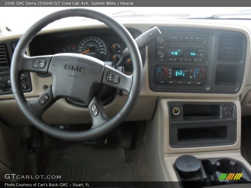 Summit White / Neutral 2006 GMC Sierra 2500HD SLT Crew Cab 4x4
