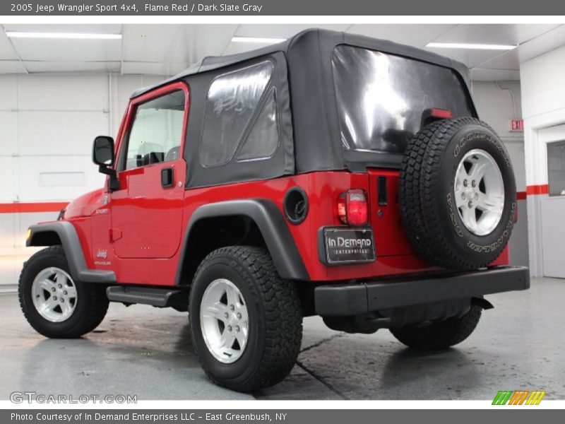 Flame Red / Dark Slate Gray 2005 Jeep Wrangler Sport 4x4