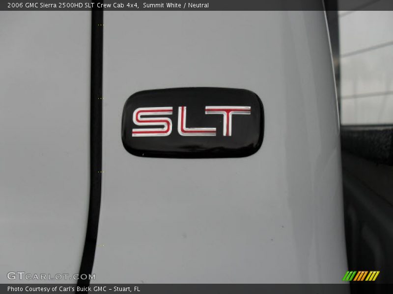Summit White / Neutral 2006 GMC Sierra 2500HD SLT Crew Cab 4x4