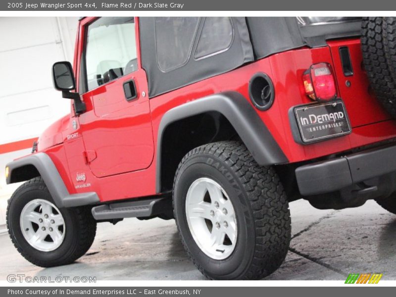 Flame Red / Dark Slate Gray 2005 Jeep Wrangler Sport 4x4