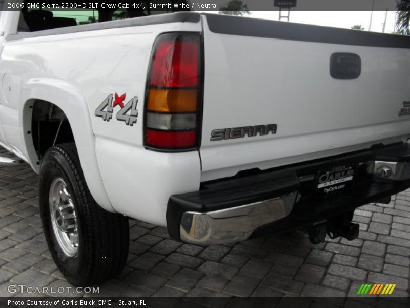 Summit White / Neutral 2006 GMC Sierra 2500HD SLT Crew Cab 4x4