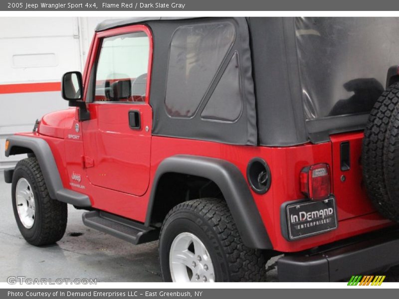 Flame Red / Dark Slate Gray 2005 Jeep Wrangler Sport 4x4