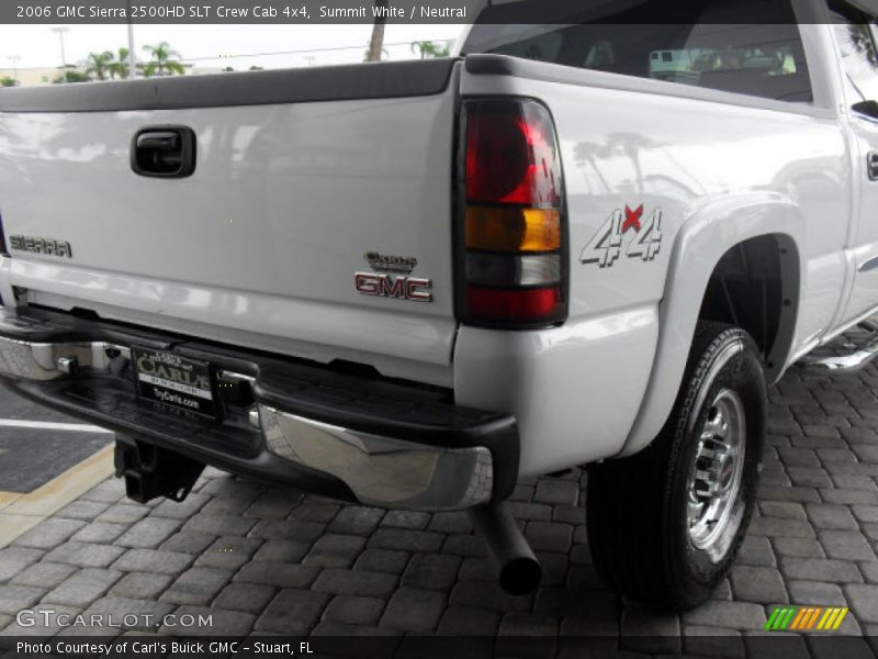 Summit White / Neutral 2006 GMC Sierra 2500HD SLT Crew Cab 4x4