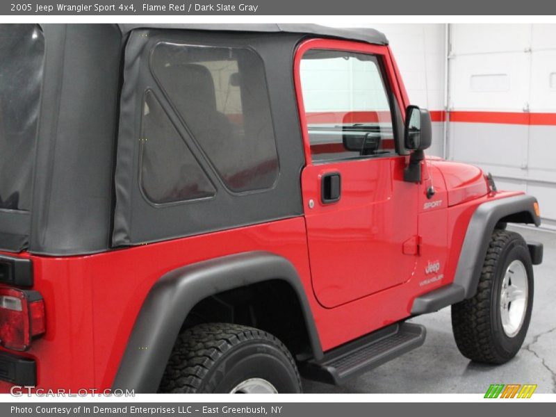 Flame Red / Dark Slate Gray 2005 Jeep Wrangler Sport 4x4