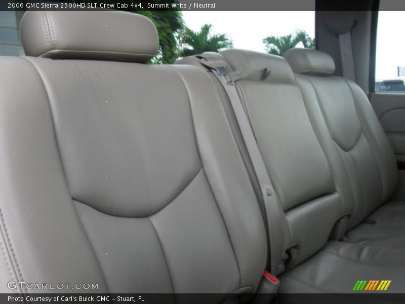 Summit White / Neutral 2006 GMC Sierra 2500HD SLT Crew Cab 4x4