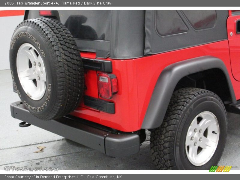 Flame Red / Dark Slate Gray 2005 Jeep Wrangler Sport 4x4