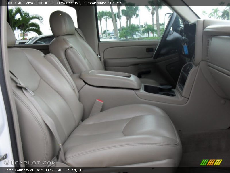Summit White / Neutral 2006 GMC Sierra 2500HD SLT Crew Cab 4x4