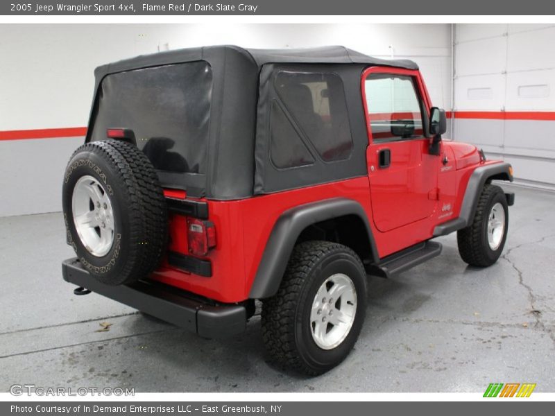 Flame Red / Dark Slate Gray 2005 Jeep Wrangler Sport 4x4