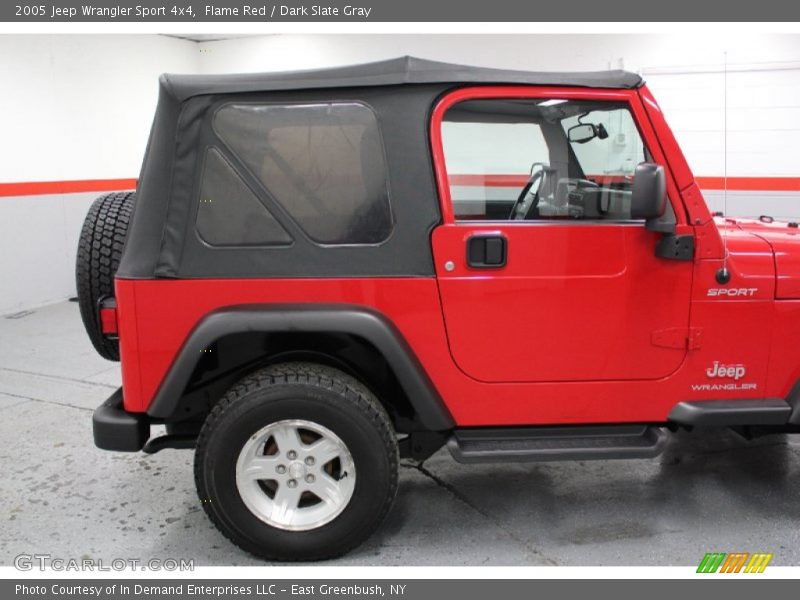 Flame Red / Dark Slate Gray 2005 Jeep Wrangler Sport 4x4
