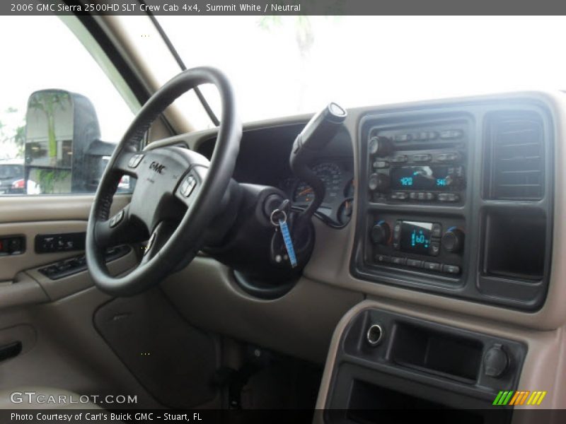 Summit White / Neutral 2006 GMC Sierra 2500HD SLT Crew Cab 4x4
