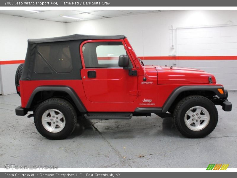 Flame Red / Dark Slate Gray 2005 Jeep Wrangler Sport 4x4