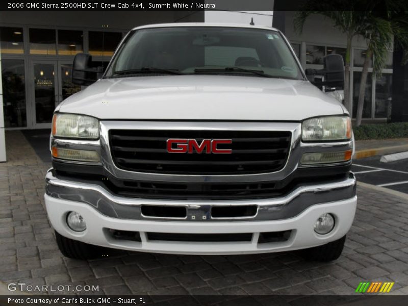 Summit White / Neutral 2006 GMC Sierra 2500HD SLT Crew Cab 4x4