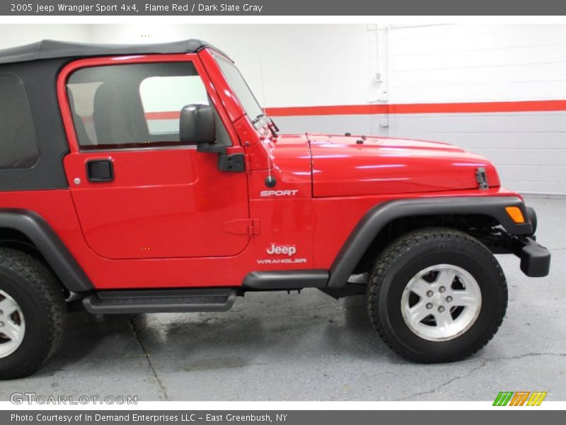 Flame Red / Dark Slate Gray 2005 Jeep Wrangler Sport 4x4