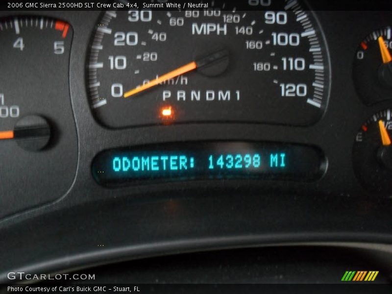 Summit White / Neutral 2006 GMC Sierra 2500HD SLT Crew Cab 4x4