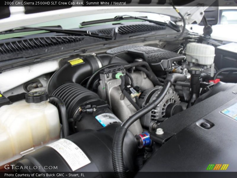 Summit White / Neutral 2006 GMC Sierra 2500HD SLT Crew Cab 4x4
