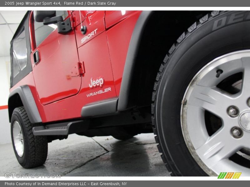 Flame Red / Dark Slate Gray 2005 Jeep Wrangler Sport 4x4