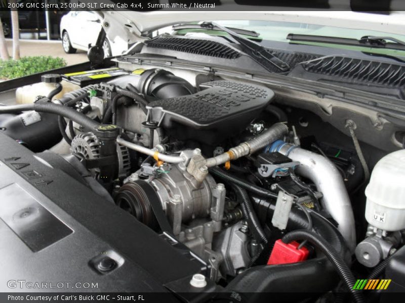 Summit White / Neutral 2006 GMC Sierra 2500HD SLT Crew Cab 4x4