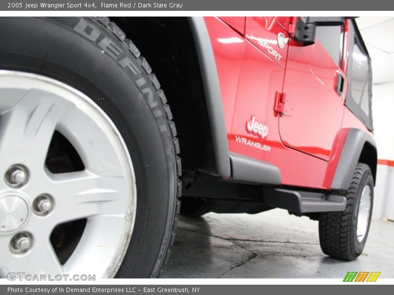 Flame Red / Dark Slate Gray 2005 Jeep Wrangler Sport 4x4