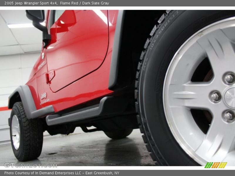 Flame Red / Dark Slate Gray 2005 Jeep Wrangler Sport 4x4
