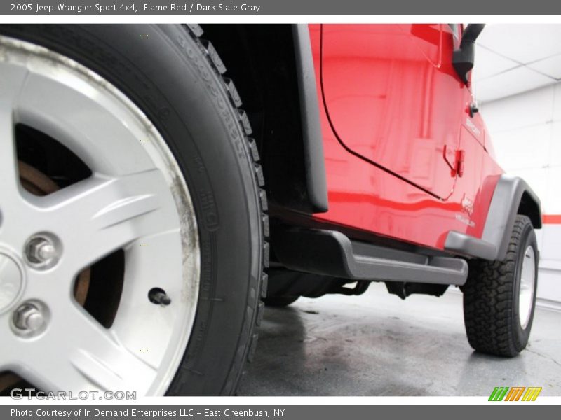 Flame Red / Dark Slate Gray 2005 Jeep Wrangler Sport 4x4